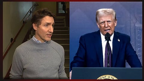 Prime Minister Justin Trudeau and U.S. President Donald Trump