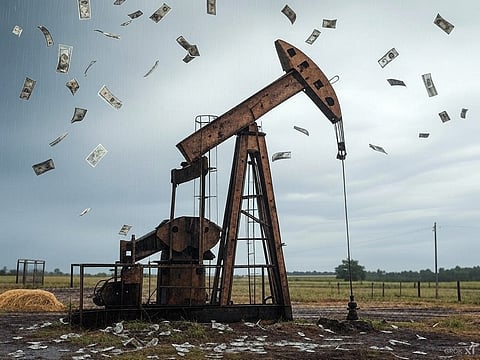 A rendering of an oil pump 