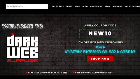 Dark Web Supplies Home Page