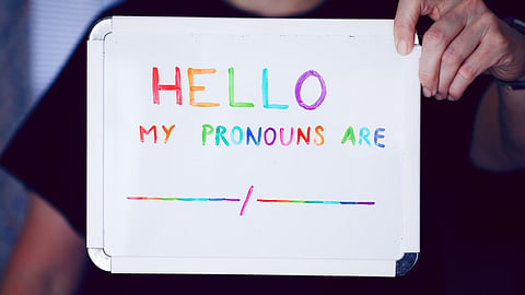 My Pronouns White Board