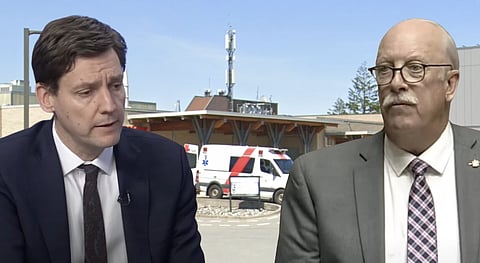 David Eby and Ian Paton