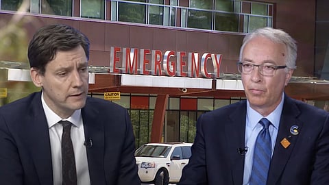 David Eby and John Rustad