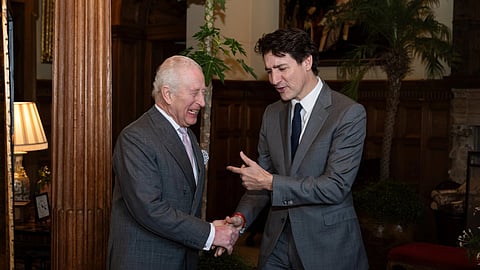 Prime Minister Justin Trudeau on Monday met with King Charles to discuss “matters of importance to Canada” amid repeated threats it will be annexed by the US. 