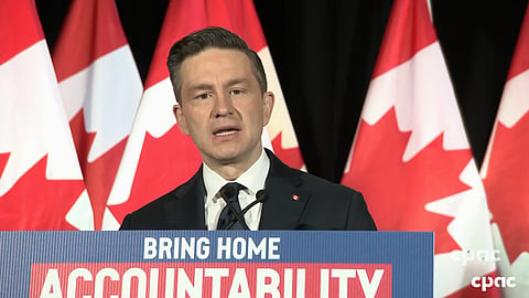 Conservative leader Pierre Poilievre
