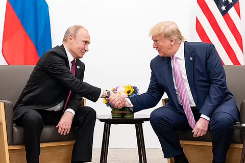 Vladimir Putin and Donald Trump at the G20