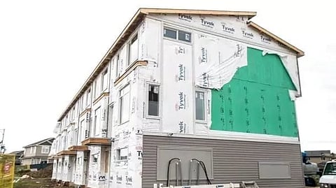Townhomes under construction