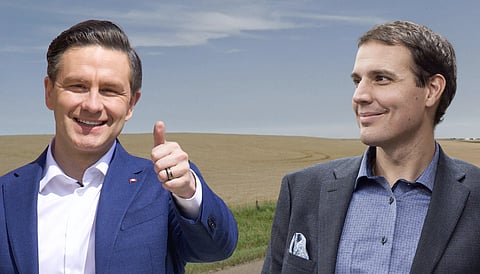 Pierre Poilievre and Damien Kurek