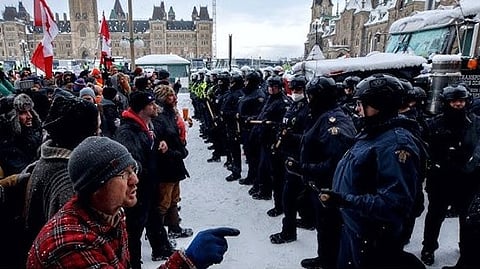 Freedom Convoy in Ottawa, 2022