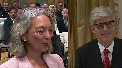 Tim Hodgson (right) is seen to have deep ties to Calgary’s oil patch in his role as Natural Resources Minister while Environment pick Julie Dabrusin (left) boasts of strong anti-oilpatch feelings. Writer Tony Barber surmises that both Carney and Alberta Premier Danielle Smith have tensions within their cabinets
