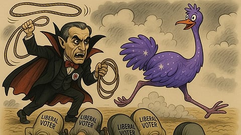 BRADLEY: The ostriches in the coal mine 