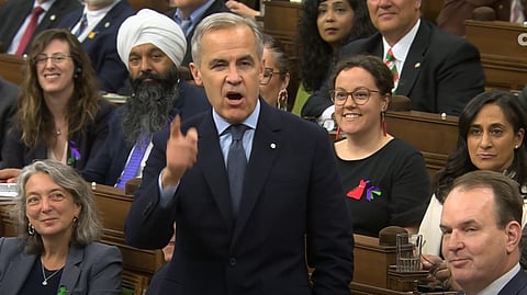 Prime Minister Mark Carney during Tuesday's question period