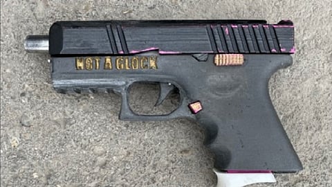Gun found at scene