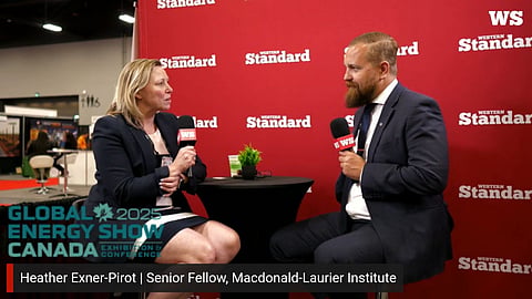 Derek Fildebrandt with Heather Exner-Pirot