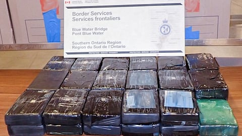 Border officers seize $23.3M in cocaine at Ontario border crossing
