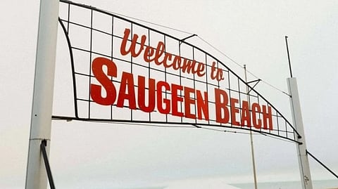 Saugeen Beach Sign