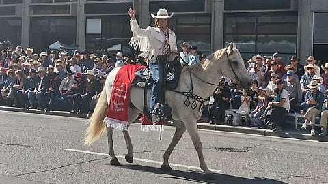 Shania Twain at the 2025 Calgary Stampede Parade