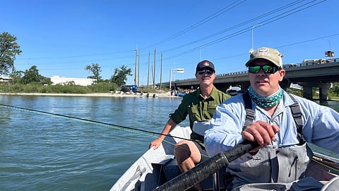 Alberta’s Minister of Forestry and Parks, Todd Loewen, says a girl was rescued by the two fisheries biologists on a drift boat he was on after falling into the water on the Bow River on July 2.