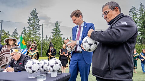 Premier David Eby and local First Nations leaders