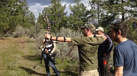 Archery, at the Penticton range