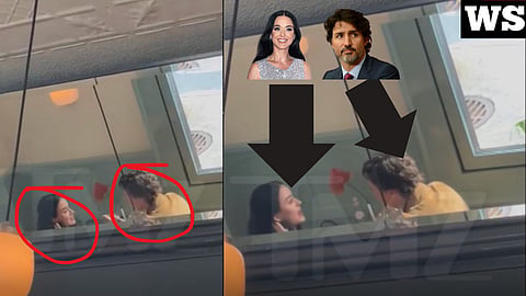 Justin Trudeau and Katy Perry at Montreal restaurant