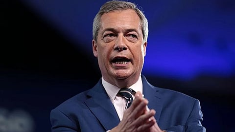 Nigel Farage, leader of the Reform Party 