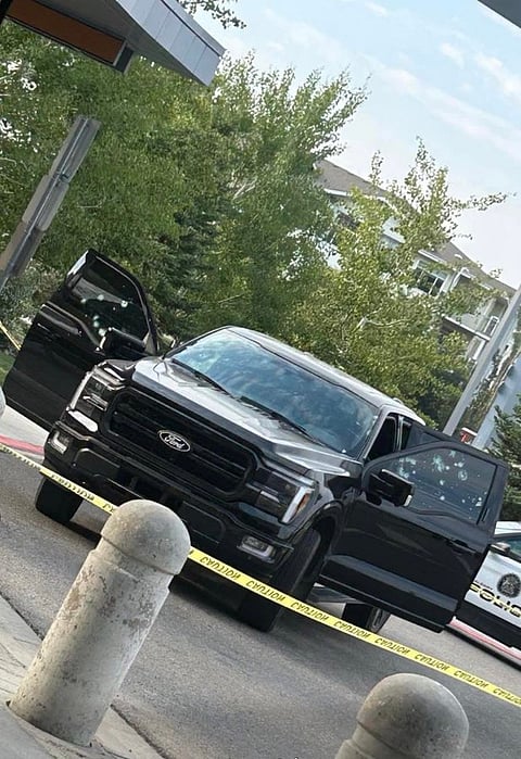 The truck was found at a hospital in Mackenzie Towne. There is a possibility that the truck had bulletproof glass.