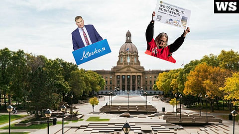 ATA strike, Minister Joseph Schow, Alberta Legislature