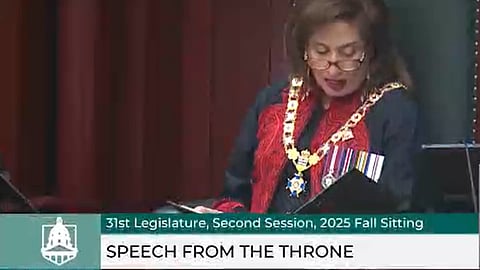 Speech from the throne