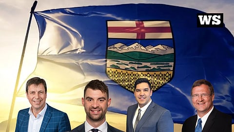 MLA's effected by the redistribution From left to right: Todd Loewen, Dan Williams, Scott Sinclair, Glenn van Dijken
