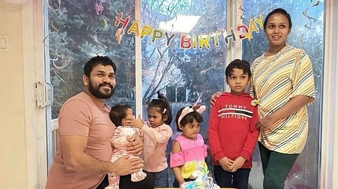 The Wickramasinghe family. The four young children and their mother were killed in their Ottawa home on Mar. 6, 2024, alongside a family friend. 