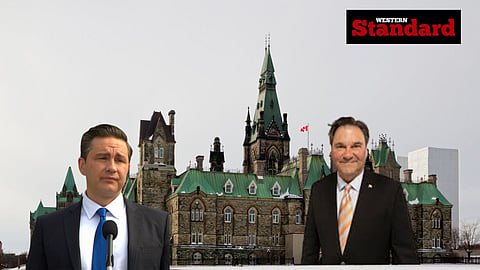 Conservative leader Pierre  Poilievre and Interim NDP leader Don Davies