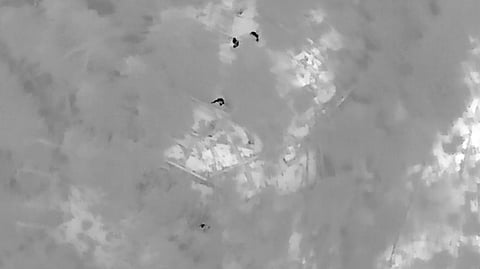 WATCH: Hinton RCMP uses drone to quickly catch stolen truck suspect
