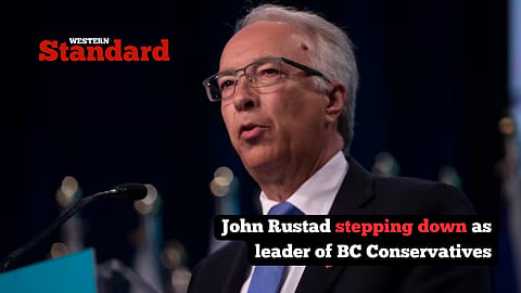 John Rustad stepping down as leader of BC Conservatives