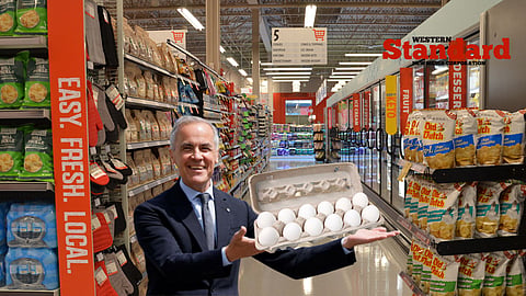 Mark Carney photo illustration