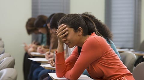 Frustrated student