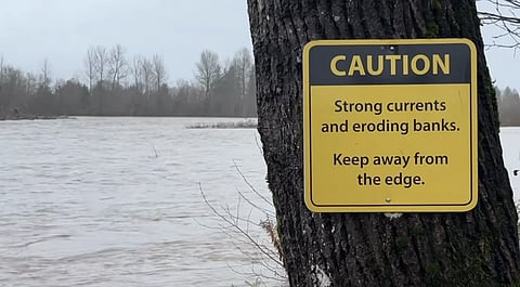 High waters in Chilliwack