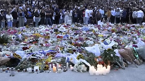 Memorial to victims of the Sydney terrorist attack
