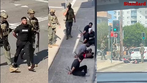 Australian police have arrested seven men in the southwestern Sydney neighbourhood of Liverpool on Thursday after receiving a tip that they may have been plotting a “violent act.”