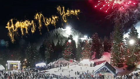 Fireworks on Grouse Mountain