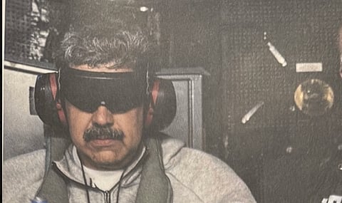 A catptured Maduro