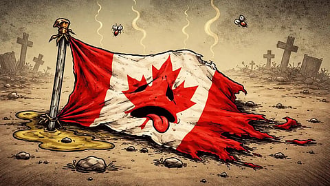 Dead Canada flag