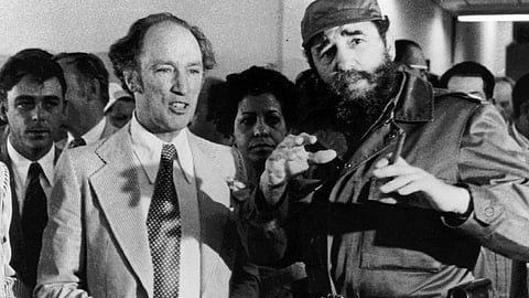 Pierre Trudeau and Castro