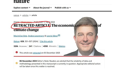 Inflated climate change data, Peter Routledge Superintendent of Financial Institutions