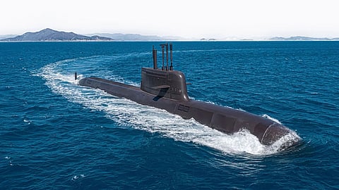 The Hanwha KSS-III submarine. 