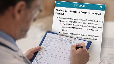 MAiD advice CPSO