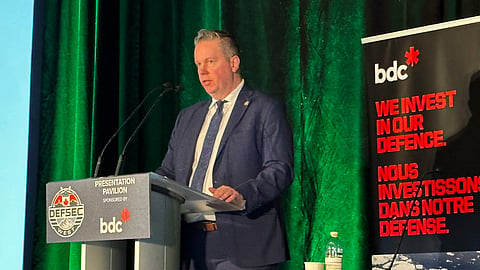 Dale Unrau, Executive Director of Industry and Defence Strategy for the Government of Alberta.