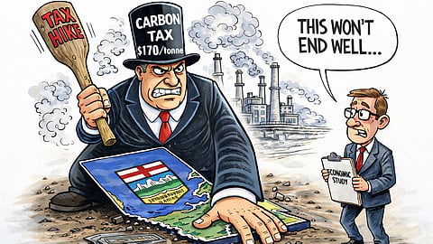 A new report from the Fraser Institute warns that raising Alberta’s industrial carbon tax to the federal government’s $170-per-tonne target by 2030 could have a significant impact on jobs, wages, and economic growth in the province.