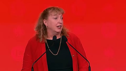 Former Tory MP Marilyn Gladu at the Liberal convention