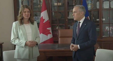 Smith tells Carney 'Albertans are getting a little bit impatient' on pipeline progress