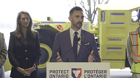 Stephen Lecce and Caroline Mulroney